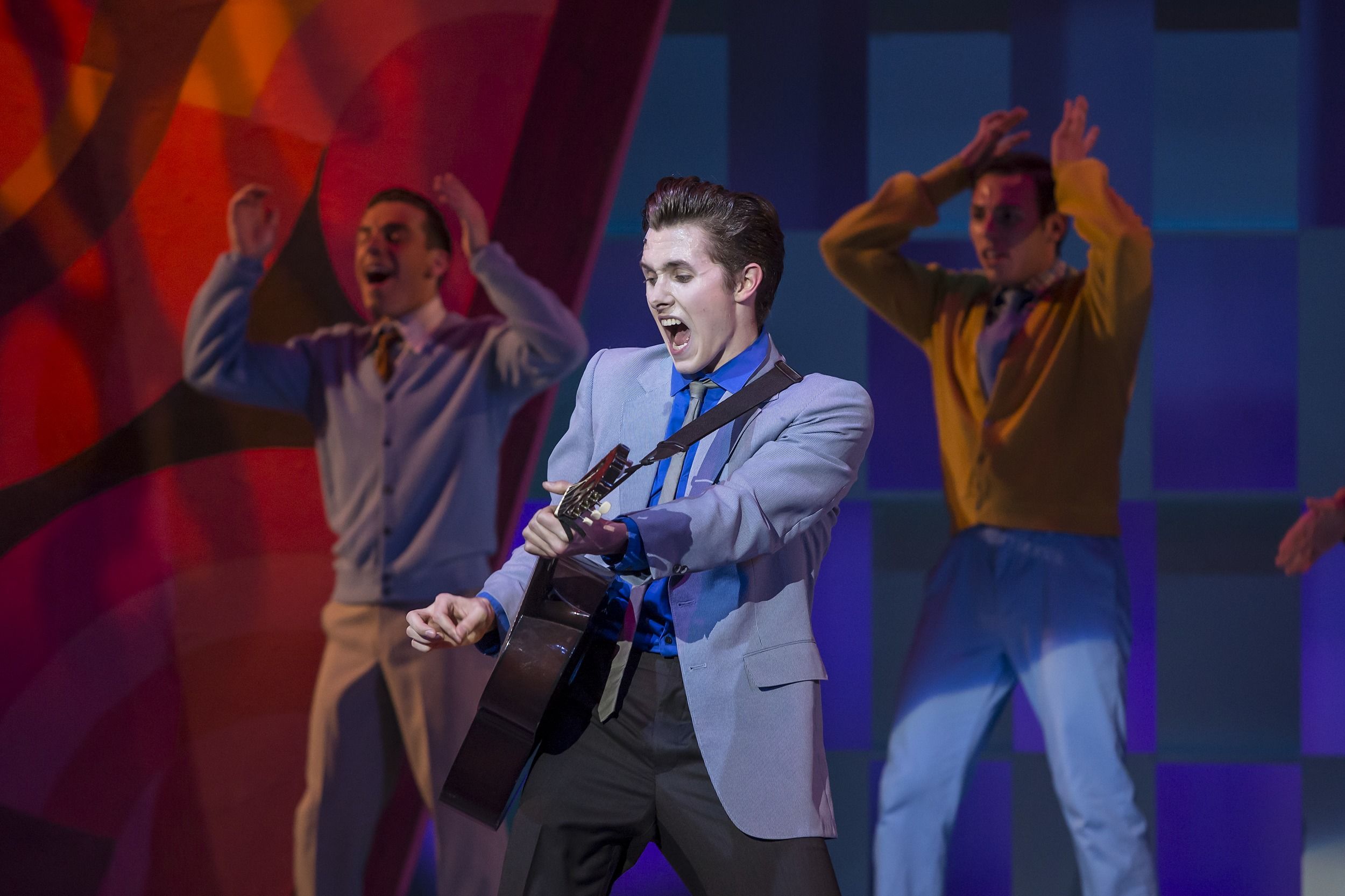 A Temple student performs in Hairspray the Musical.