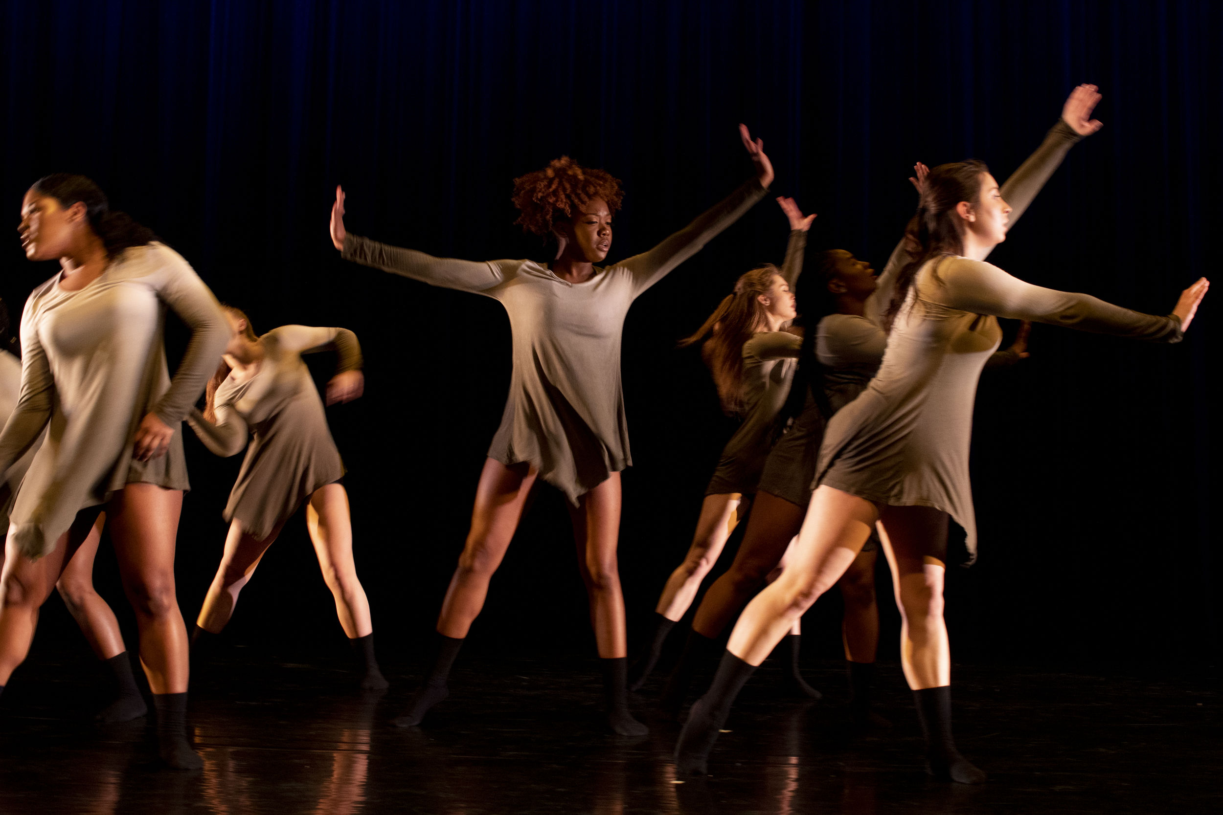 A dance performance by students in the Boyer College of Music and Dance.