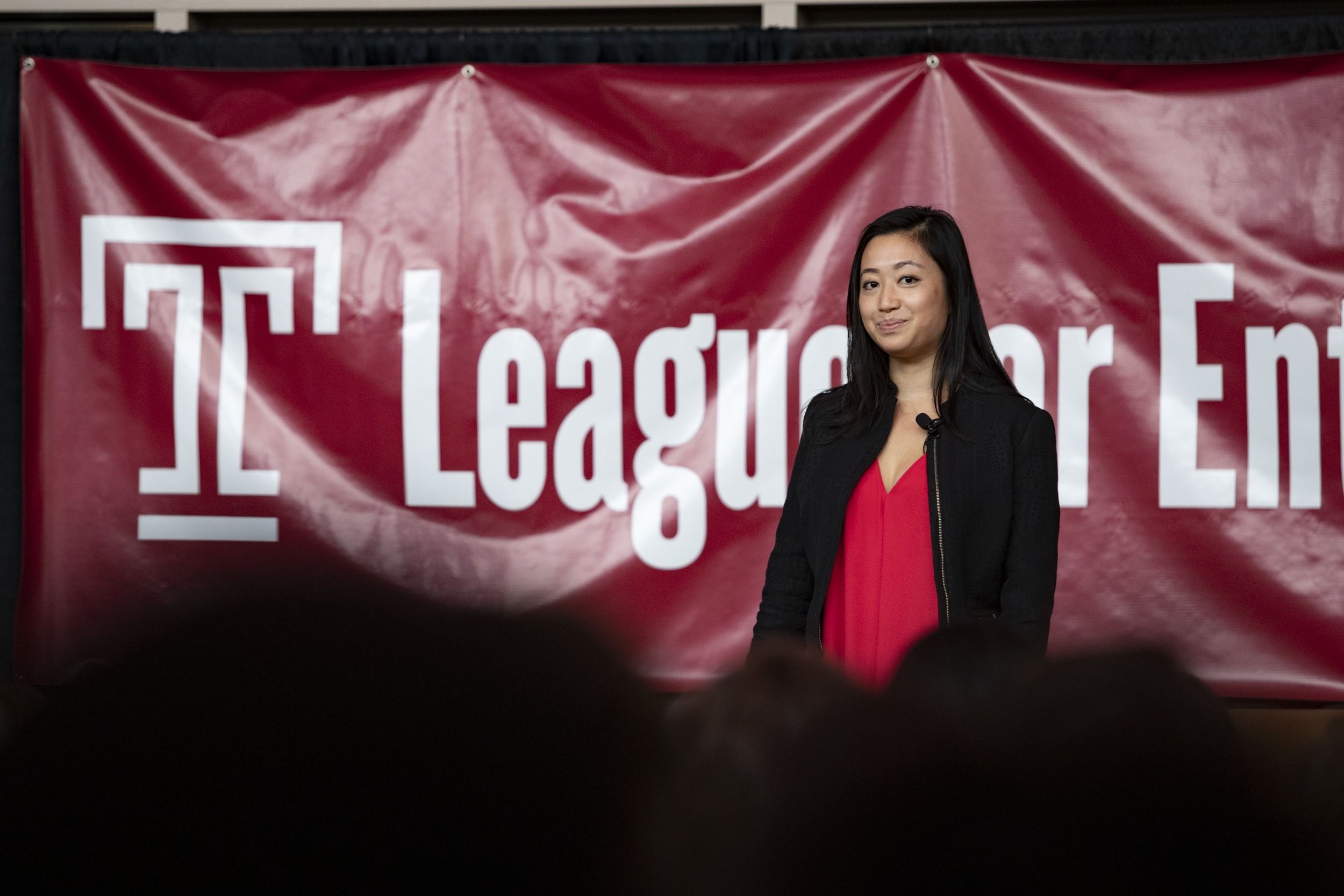 A speaker at Temple's League For Entrepreneurial Women.