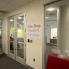 One Stop Student Services entrance.
