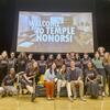 group of Honors students pose for a photo.