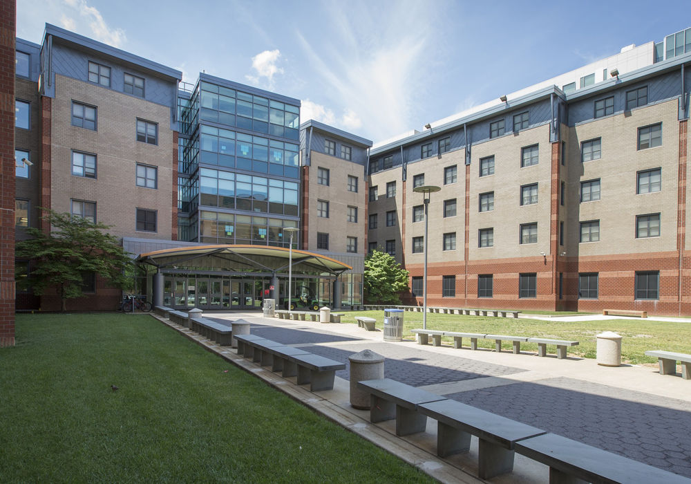 Exterior of 1300 residence hall