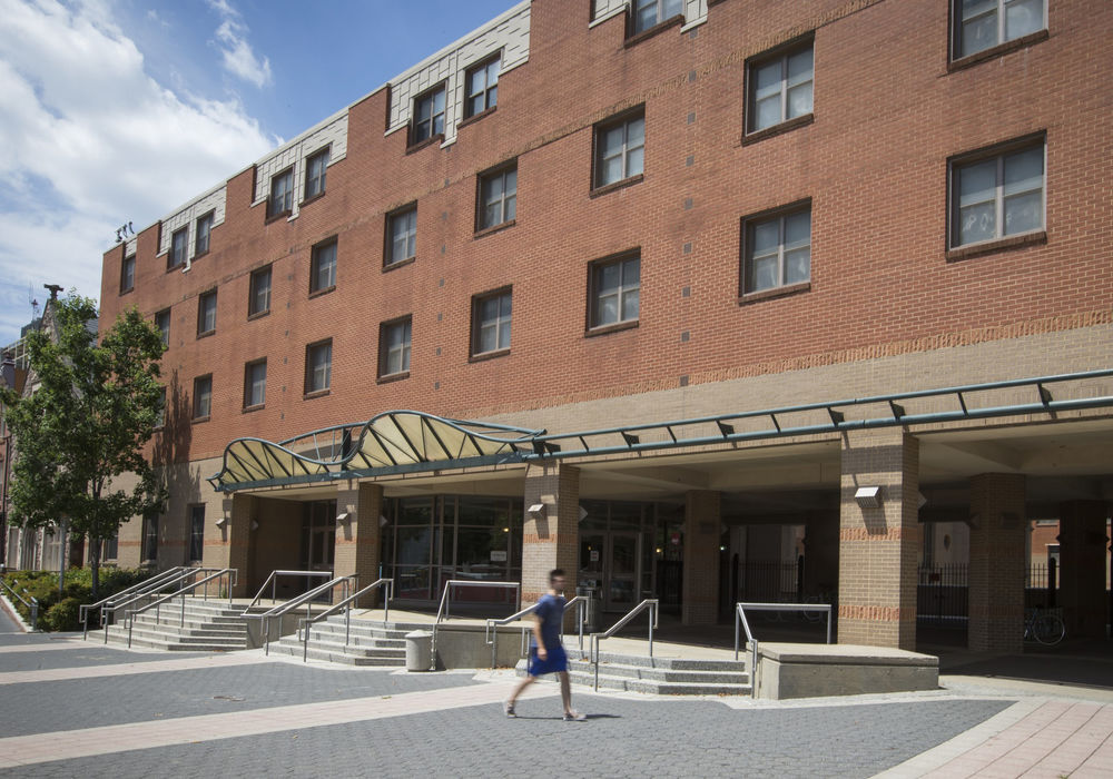 The exterior of 1940 Residence Hall. 